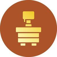 Side Table Creative Icon Design vector