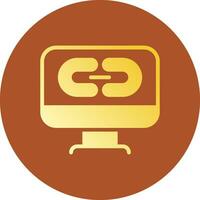 Link Creative Icon Design vector