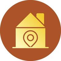 Home Location Creative Icon Design vector