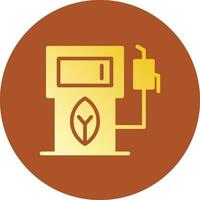 Eco petrol pump Creative Icon Design vector