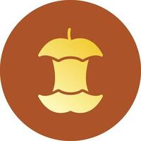 diseño de icono creativo de manzana vector