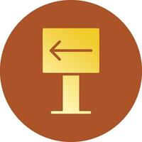 Left Creative Icon Design vector