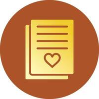 Love Letter Creative Icon Design vector