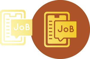 Job Search Creative Icon Design vector