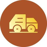 Garbage Truck Creative Icon Design vector