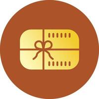 Gift Card Creative Icon Design vector