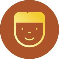 Man Head Creative Icon Design vector