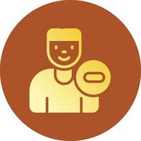 Delete User Creative Icon Design vector
