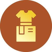 Clothes Box Creative Icon Design vector