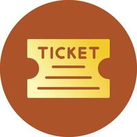 Ticket Creative Icon Design vector