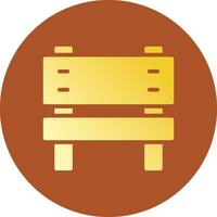 Bench Creative Icon Design vector