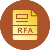 RFA Creative Icon Design vector