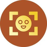 Face Detection Creative Icon Design vector