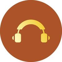 Headphone Creative Icon Design vector