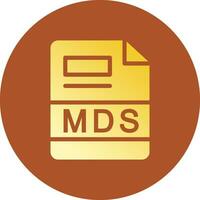 MDS Creative Icon Design vector