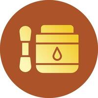 Glyph Gradient Circle Design vector