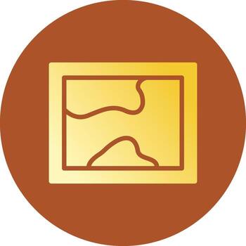 Map Creative Icon Design vector