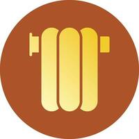 Glyph Gradient Circle Design vector