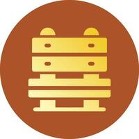 Bench Creative Icon Design vector