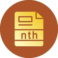 nth Creative Icon Design vector