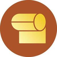 Tissue Roll Creative Icon Design vector