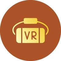 VR Glasses Creative Icon Design vector