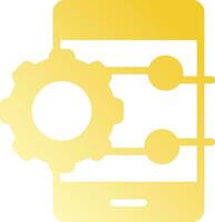 Project Management App Creative Icon Design vector