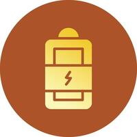 Charging Battery Creative Icon Design vector