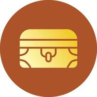 Treasure Chest Creative Icon Design vector