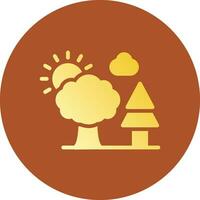 Trees Creative Icon Design vector