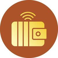 Smart Wallet Creative Icon Design vector