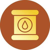 Waste Oil Creative Icon Design vector