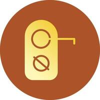 Do Not Disturb Creative Icon Design vector