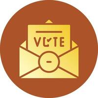 votar diseño de icono creativo vector