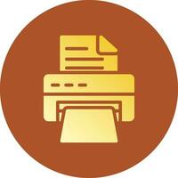 Printer Creative Icon Design vector