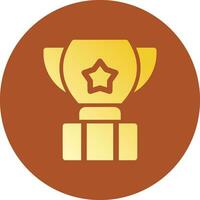 Trophy Creative Icon Design vector