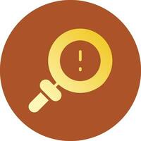 Investigation Creative Icon Design vector