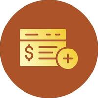 Bank Account Creative Icon Design vector