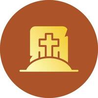 Tomb Creative Icon Design vector