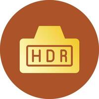 Hdr Creative Icon Design vector