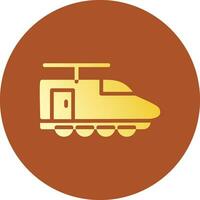 Electric Train Creative Icon Design vector