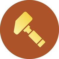 Hammer Creative Icon Design vector