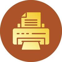 Printer Creative Icon Design vector