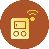 Smart Meter Creative Icon Design vector