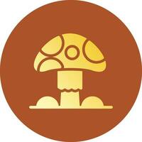 Mushroom Creative Icon Design vector