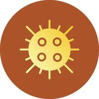 Glyph Gradient Circle Design vector