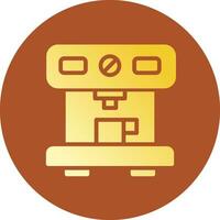 Coffee Machine Creative Icon Design vector