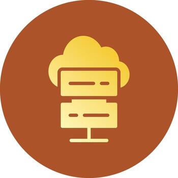 Cloud Computing Creative Icon Design vector
