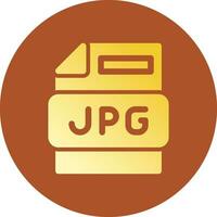 Jpg File Creative Icon Design vector