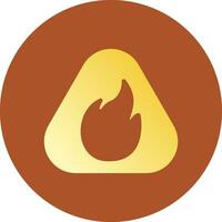 Flame Creative Icon Design vector